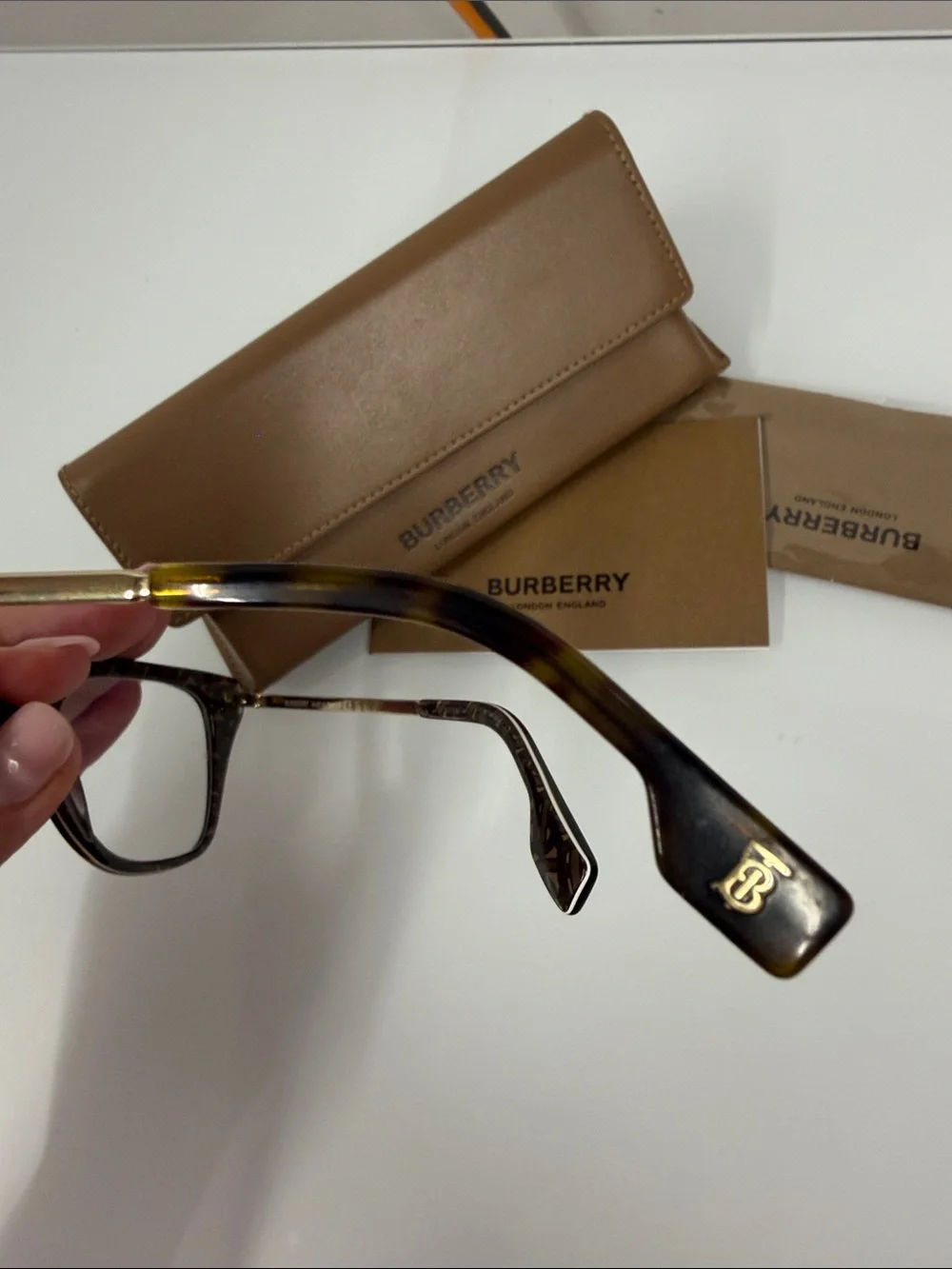 Burberry Women's Tortoiseshell BE2310 (Seaton) Cat-Eye Glasses with Brown Case